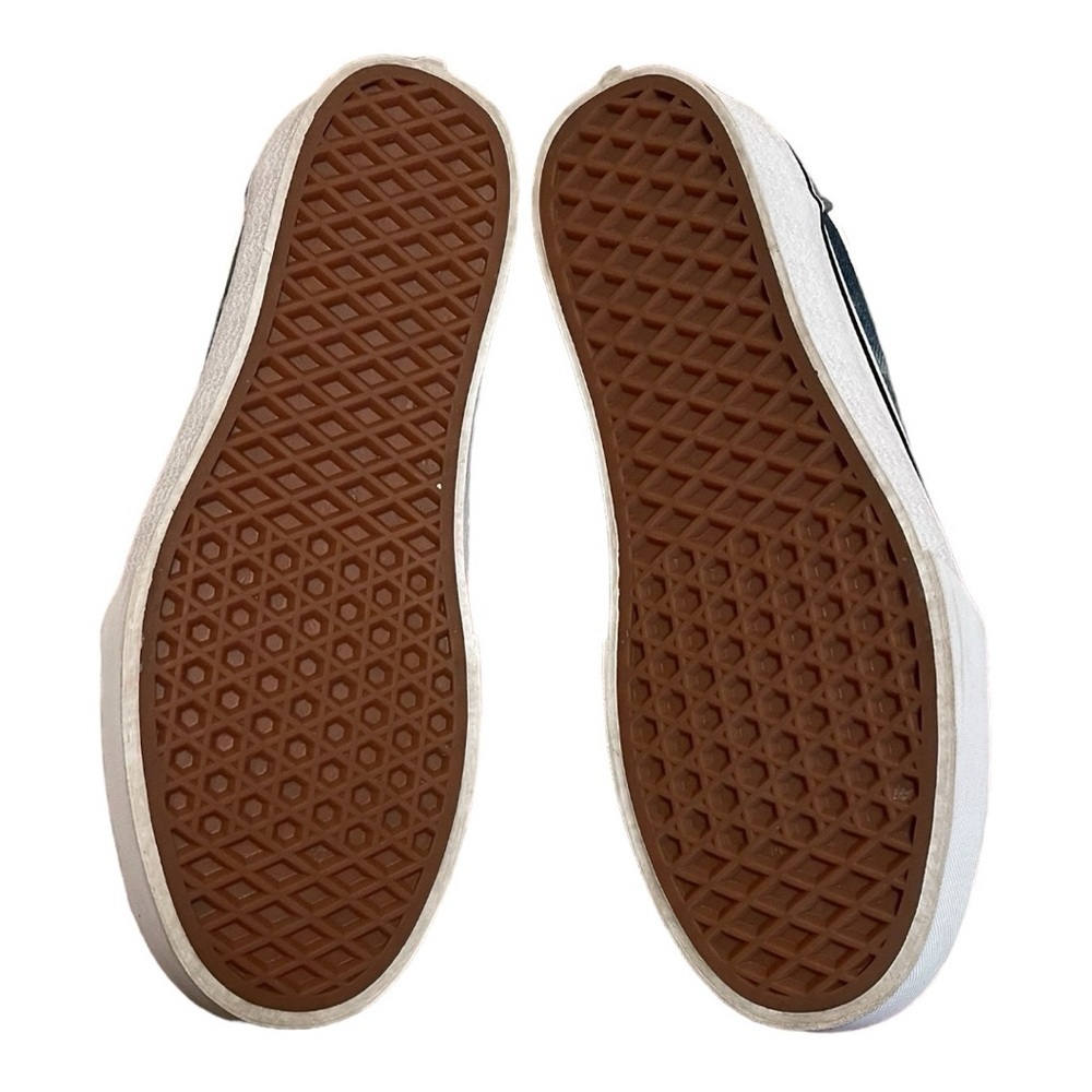 Vans Women's Ward Platform Denim Polka Dot Blue/White - NEW! - Picture 5 of 6